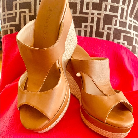 Size 10 Jimmy Choo wedge - Picture 1 of 2